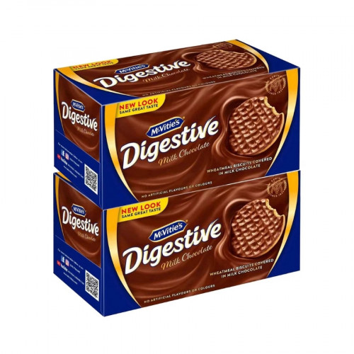 Mcvities Digestive Milk Choco Biscuit 200Gmx2S@Sp