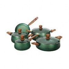 HOMEWAY 9 PCS MARBLE COOKWARE SET HW3691